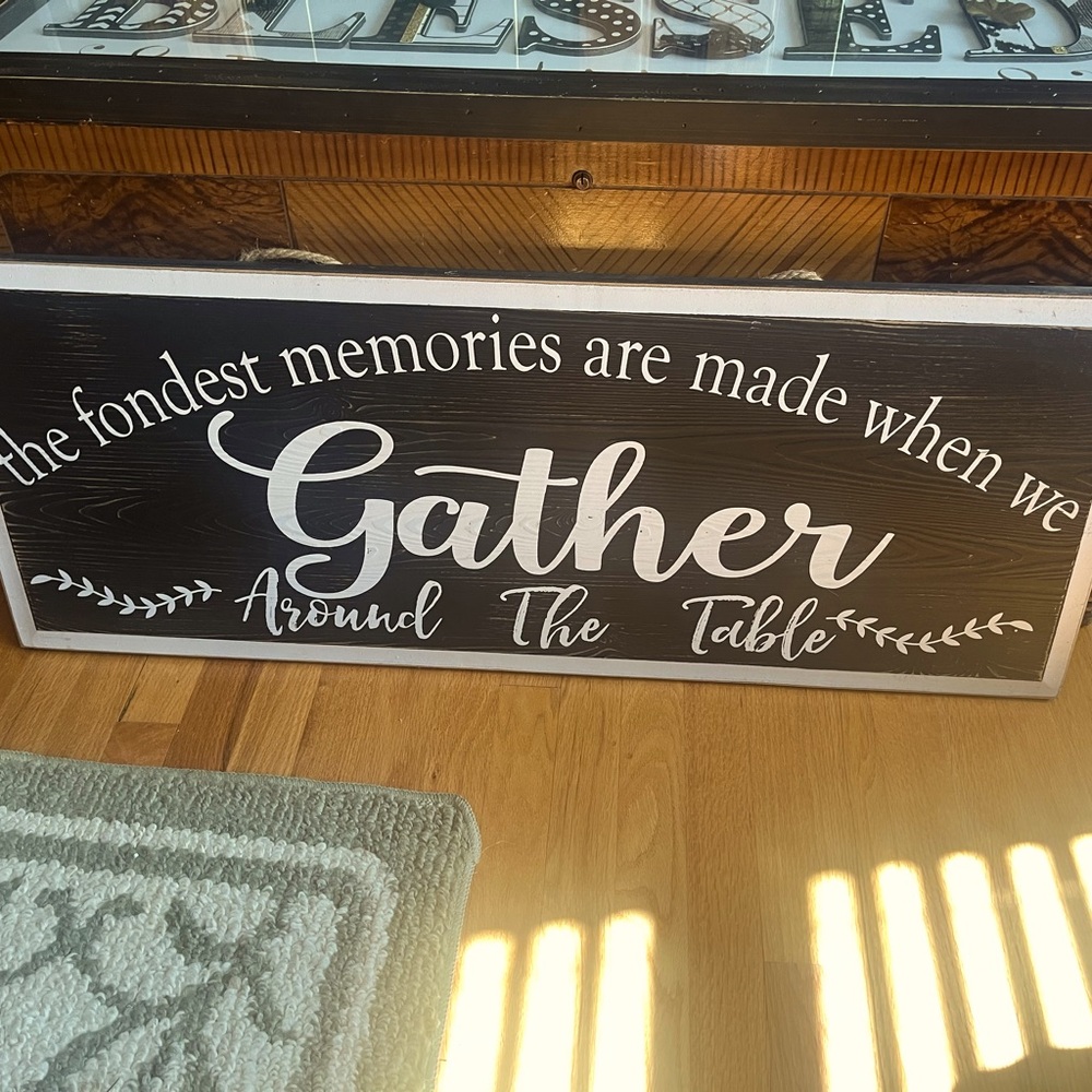 Home indoor sign